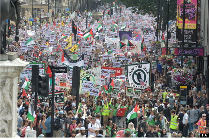 Gaza rally London
